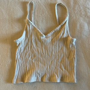 Cream Crop Top